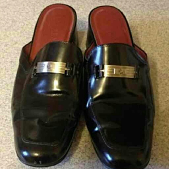 Ralph Lauren Black Mules