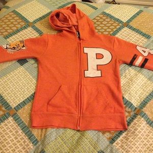 Orange Princeton hoodie