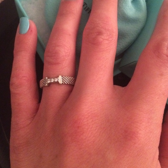 Tiffany & Co. Jewelry Tiffany Somerset Ring Sterling Silver Diamonds Poshmark