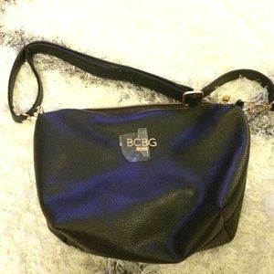BCBG Paris black crossbody bag w/ removable strap