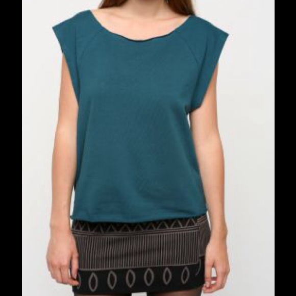 NWOT Urban Outfitters Silence & Noise Teal top