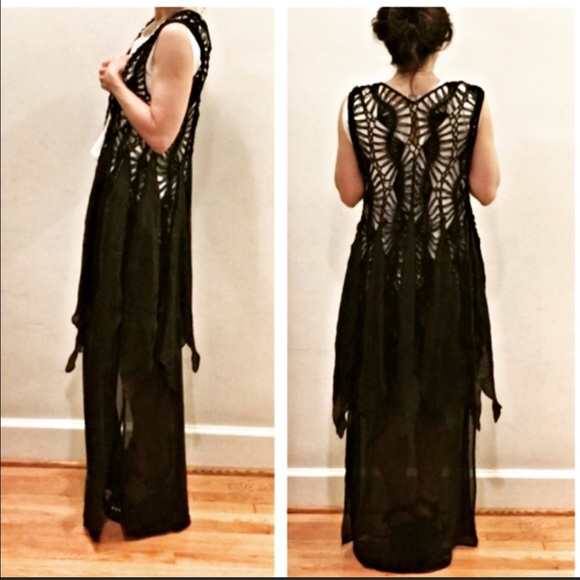 Jackets & Blazers - Chiffon piece panel vest SALE 2 left