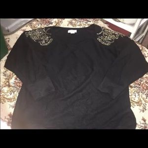 Denim & Supply Ralph Lauren bead shoulder sweater