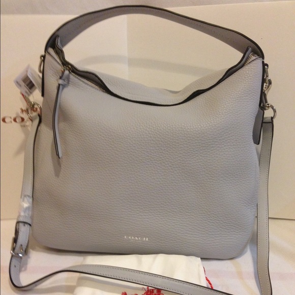 NWT Auth. COACH Pebbled Leather Sullivan Hobo