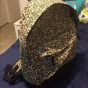 Disney Mickey Head Leopard Print Backpack