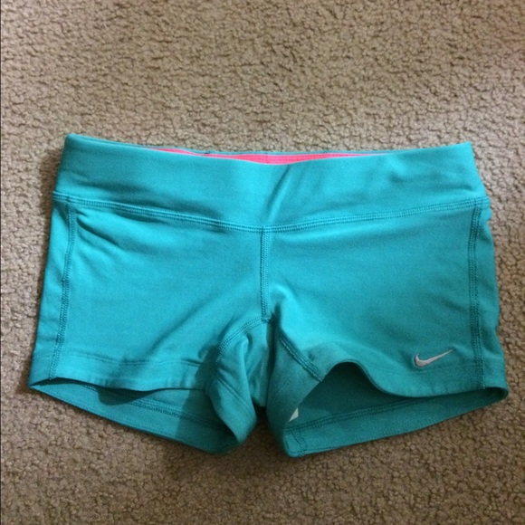 Blue nike running shorts