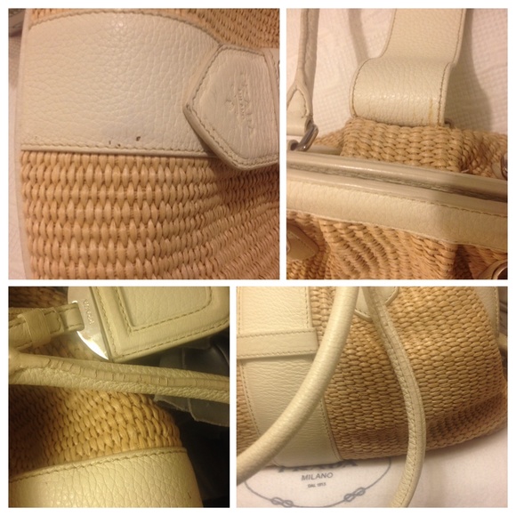 Prada Paglia Vitello Daino Bag 💥SALE💥 - Picture 4 of 4