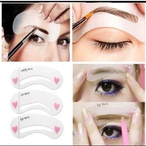 ✨A set of 3 different styles eyebrow shaping cards