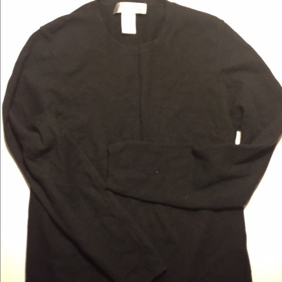 FREE SHIPPING-Black Mc Duff 100% cashmere sweater