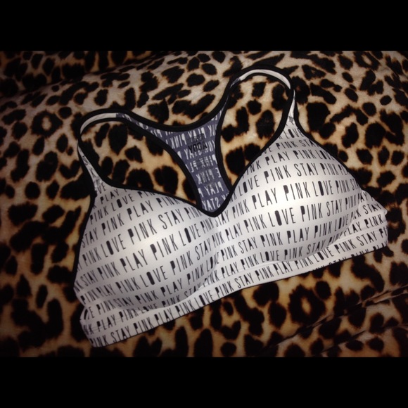 Pink Yoga Push Up bra