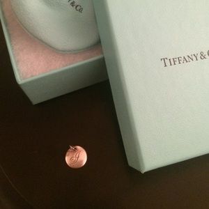 Tiffany Notes alphabet disc charm letter J