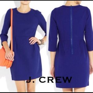J Crew cobalt blue work dress