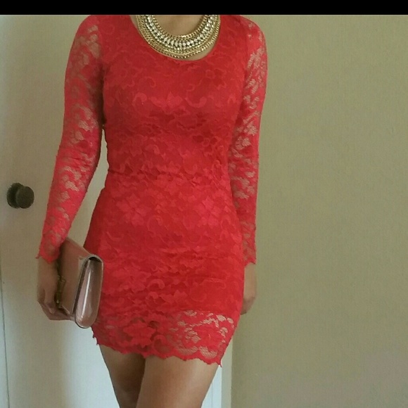Arden B Spicy Red Dress