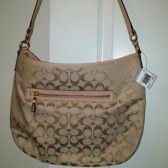 New Coach Fabric & Leather Bag - Picture 2 of 3