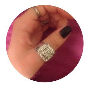 Diamond Thumb Ring