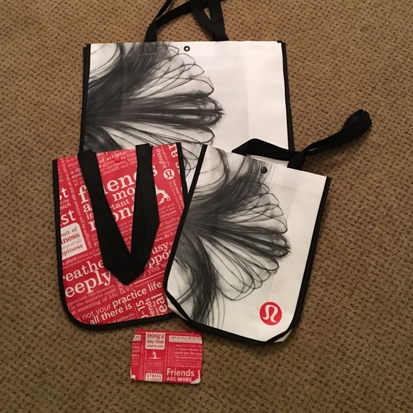 lululemon athletica Accessories - 3 Lululemon totes and 1 coin pouch