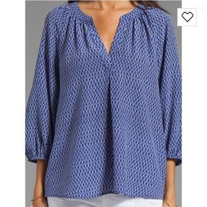 Joie Blause in Nile blue Addie B ikat SIZE LARGE