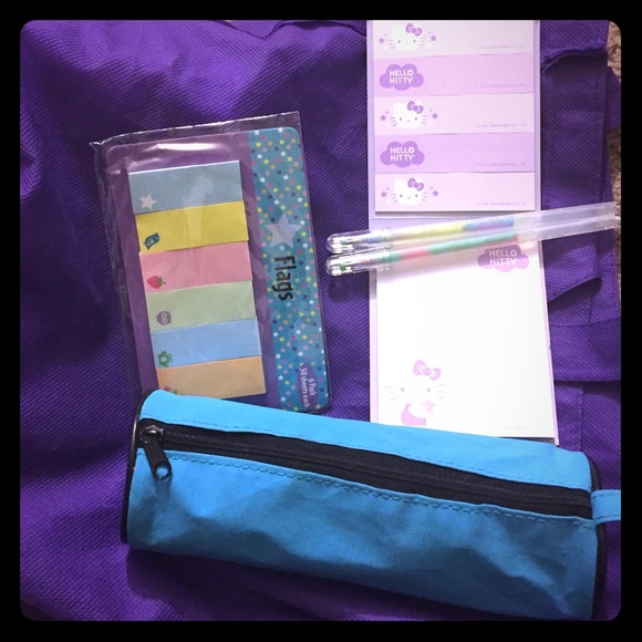 Pencil bag and stationary bundle
