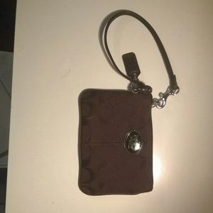 Authentic coach wristlet