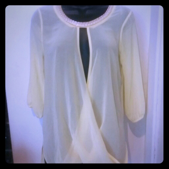 💛Sheer blouse💛