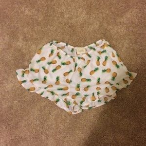 Pineapple shorts
