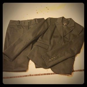 Classic black pant suit