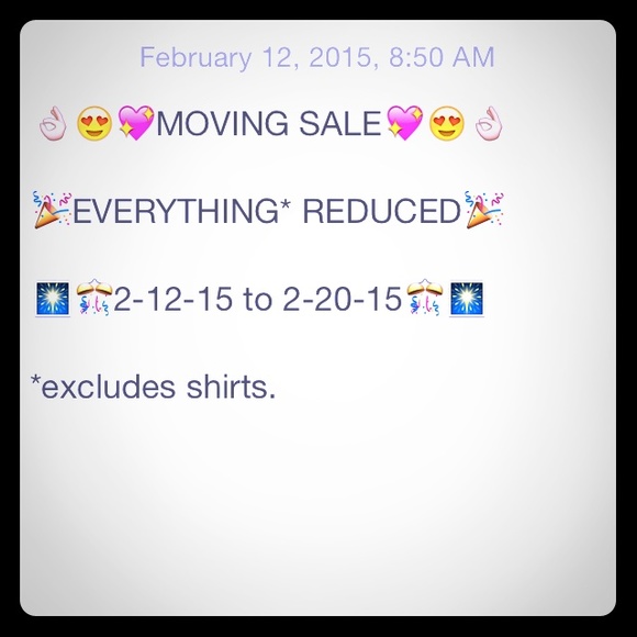💖MOVING SALE💖