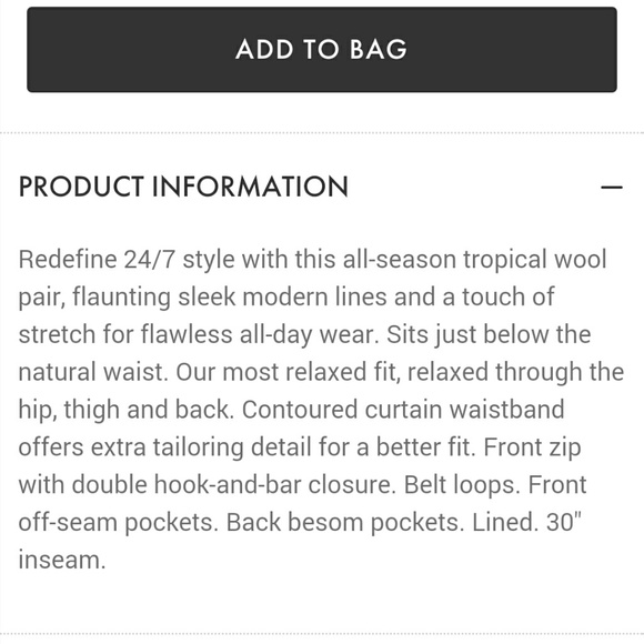 *SOLD in bundle***Ann Taylor LOFT slacks - Picture 2 of 4