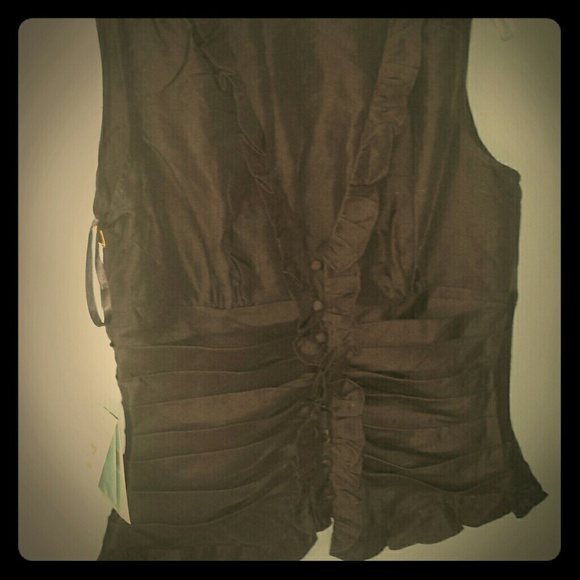 FIORI DI ZUCCA dressy top Small - Picture 1 of 4