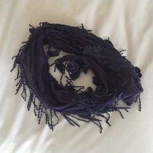 Blue scarf