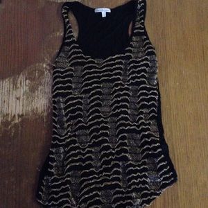 Black and gold Charlotte Russe Size S tank!