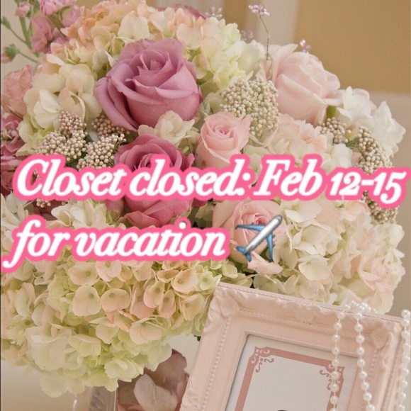 Closet will be closed for the next few days ☺️