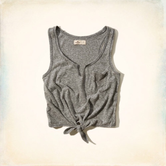 Hollister Tie Front Tank
