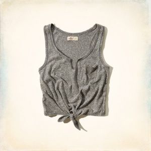 Hollister Tie Front Tank
