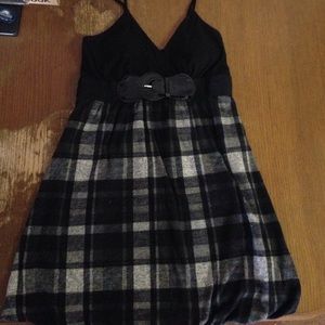 Rue 21 belted flannel dress!