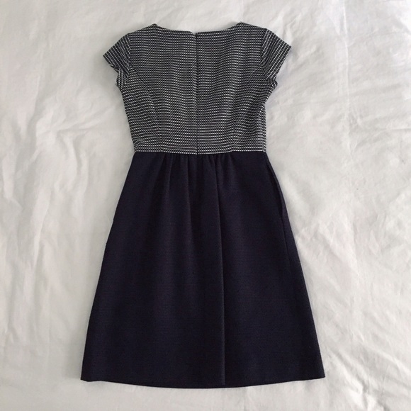 ⛔️BUNDLED⛔️ Brooks Brothers Navy Fit & Flare Dress - Picture 3 of 4