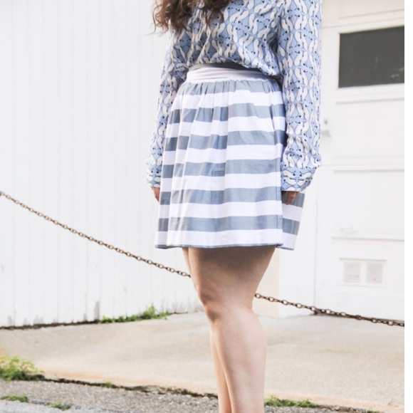 SOLD IN BUNDLE: Nordstrom Striped Skirt - Picture 2 of 3