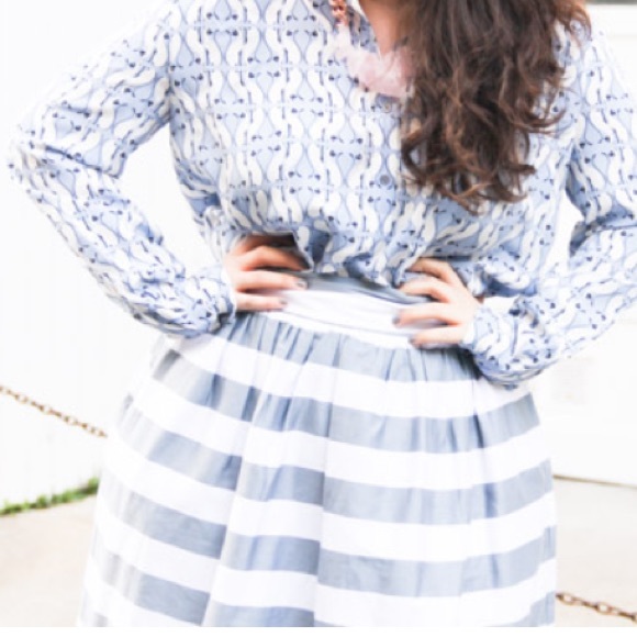 SOLD IN BUNDLE: Nordstrom Striped Skirt - Picture 3 of 3