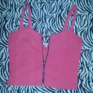 Pink crop top