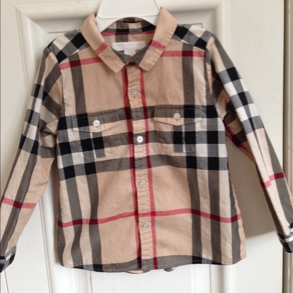 Burberry Tops - Authentic boys Burberry shirt