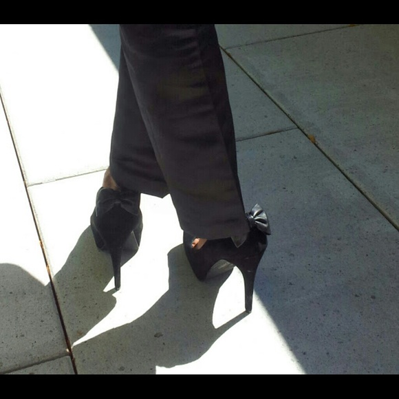 Suede Platform Pumps
