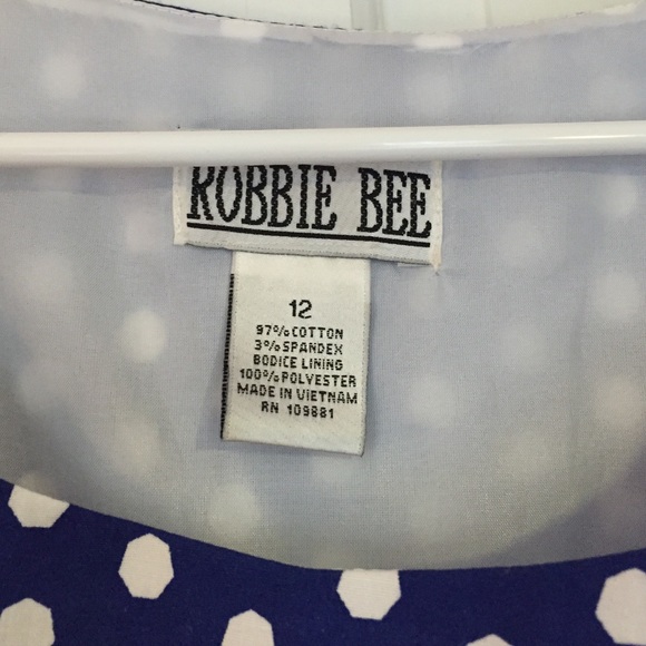 ❤️SOLD❤️Red white and blue polka dot dress - Picture 3 of 3