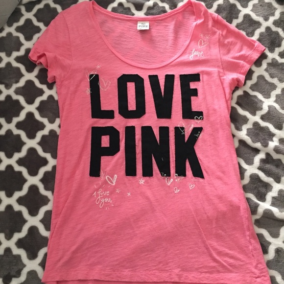 Sold!🚫VS hot pink long tee. Large