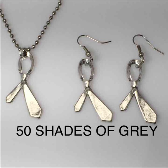 FIFTY SHADES OF GREY Earrings & Necklace Set Of 2