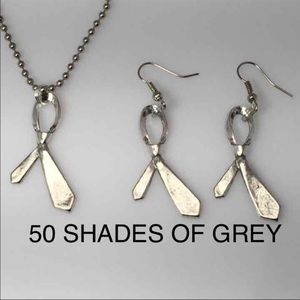 FIFTY SHADES OF GREY Earrings & Necklace Set Of 2