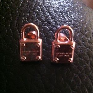 New rosé gold MK inspired earrings