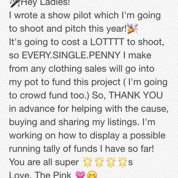 PLS Help Fund My TV Show Pilot By Purchasing Items