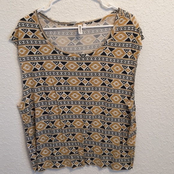 RVCA Aztec print shirt