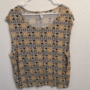RVCA Aztec print shirt
