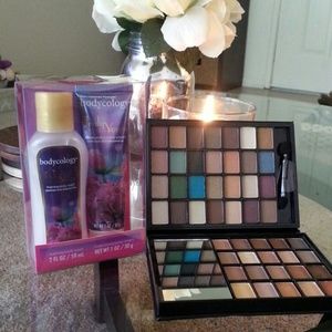 bodycology body wash and body cream & Elf shadows